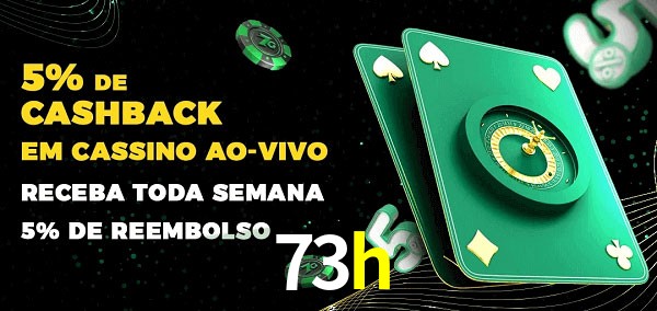 Promoções do cassino ao Vivo 73h